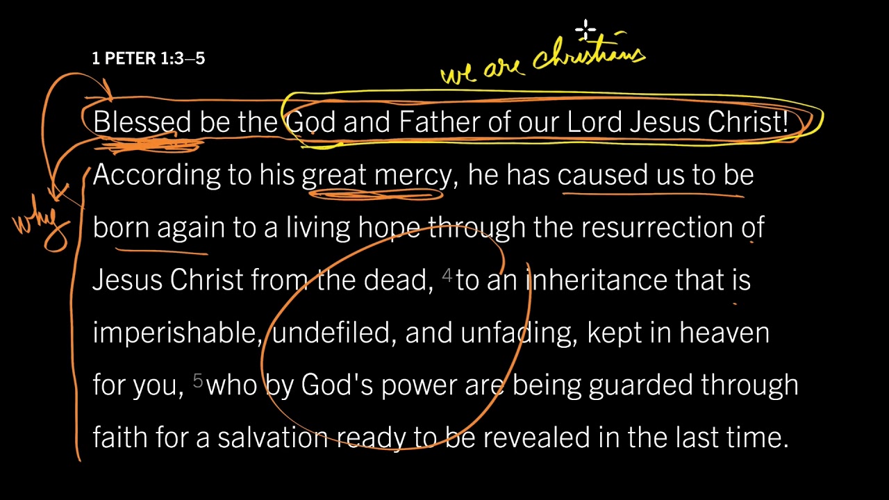 Born Again to a Living Hope: 1 Peter 1:3–5, Part 1