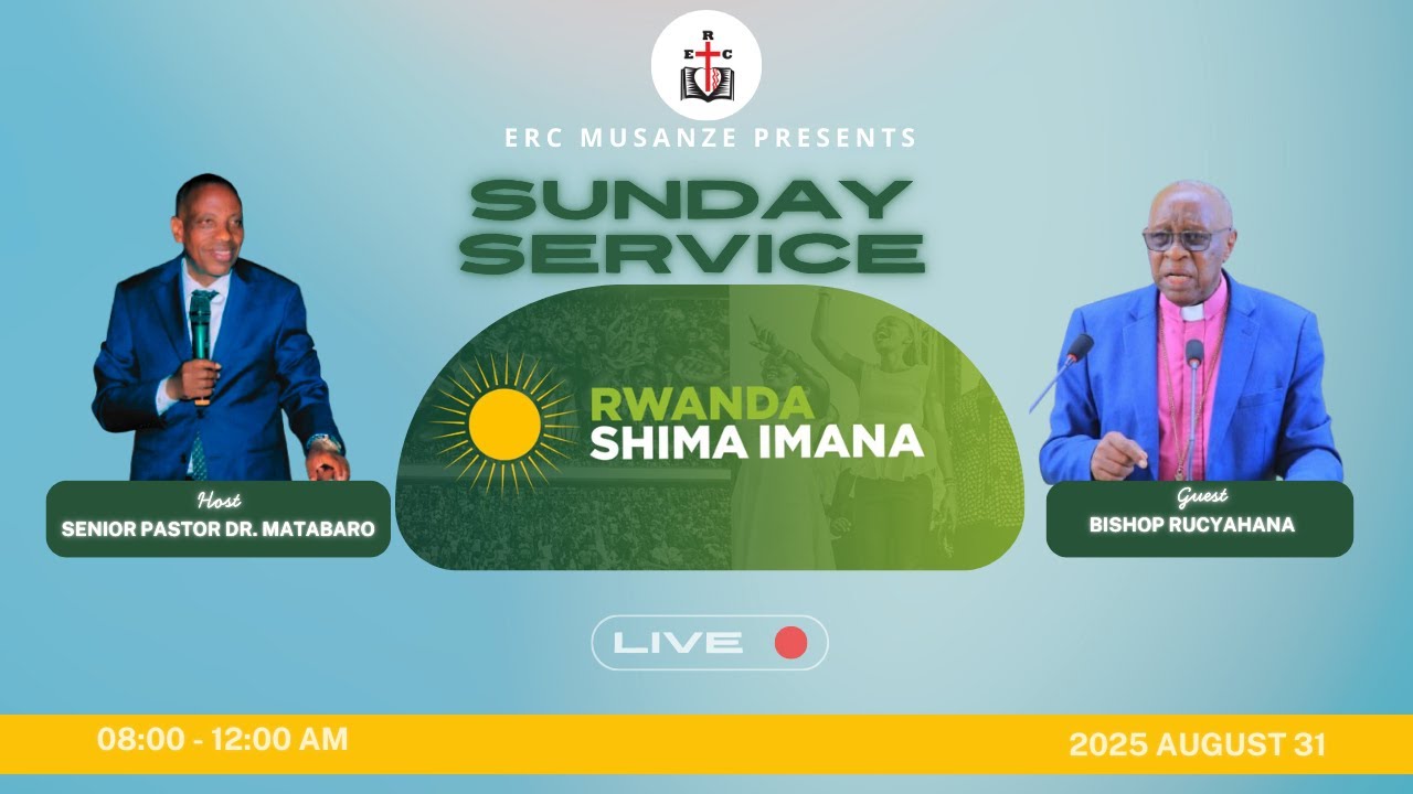 RWANDA SHIMA IMANA SPECIAL SUNDAY SERVICE ERC MUSANZE WITH BISHOP RUCYAHANA 31/08/2025