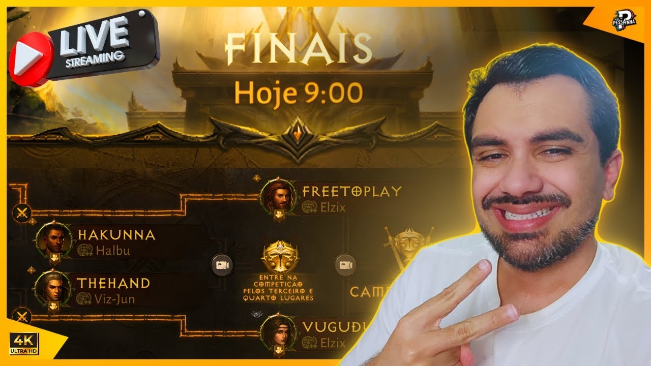 AO VIVO! SURTOS DOS REINOS FINAIS E PVP NECROMANCER EM DIABLO IMORTAL