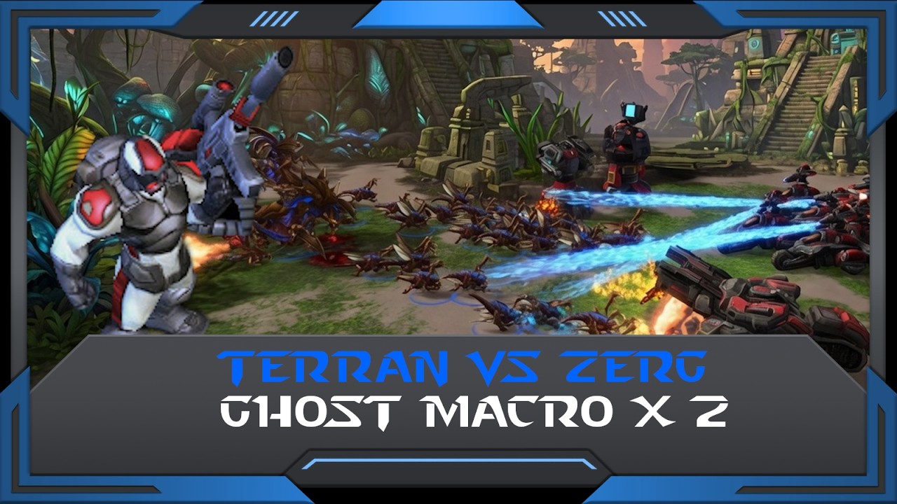 StarCraft 2 (RuFF Highlight): Ghost Macro x2