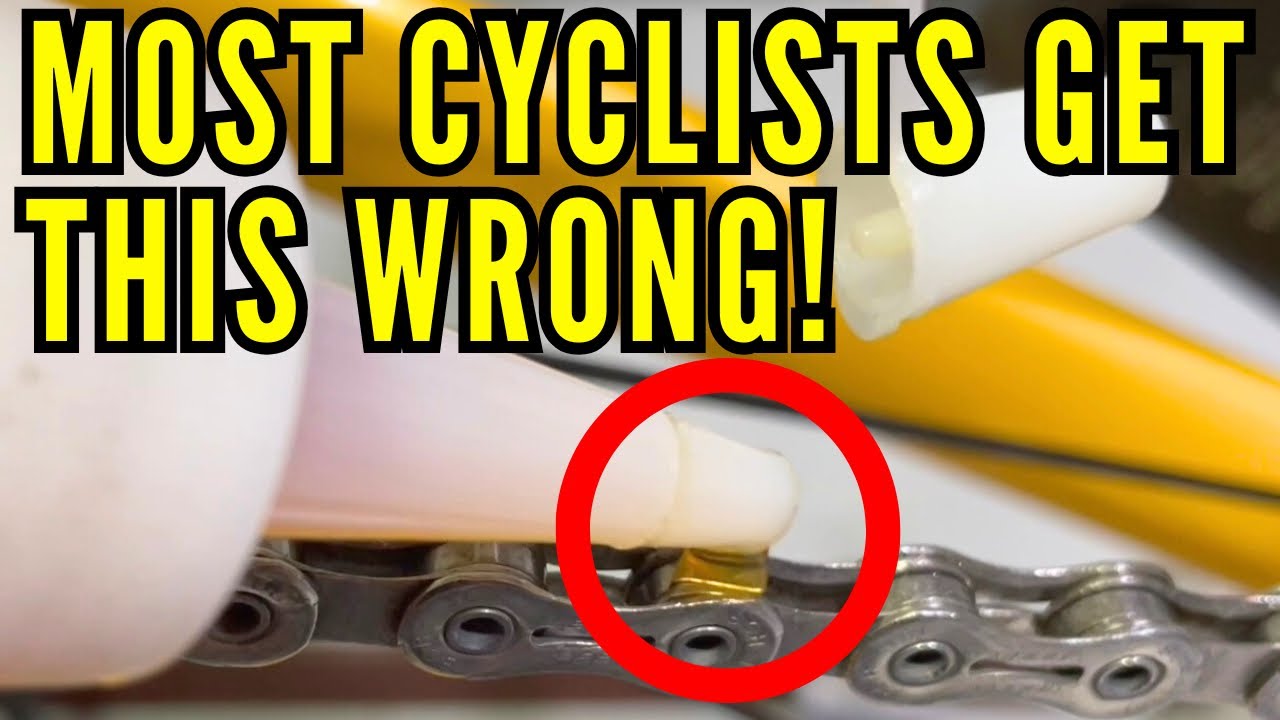 The Secret To Lubricating Your Bike Chain. ￼