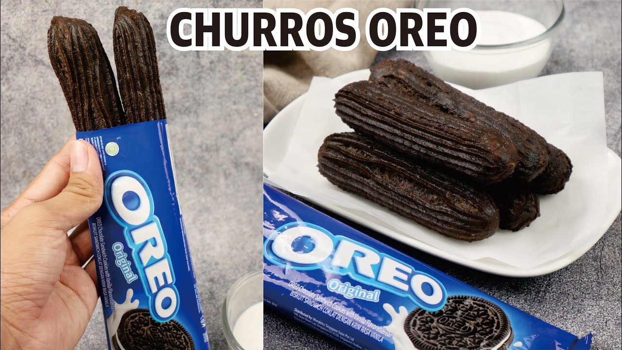 Resep VIRAL!! CHURROS OREO Takaran Sendok Tanpa Mixer Favorit Bocil