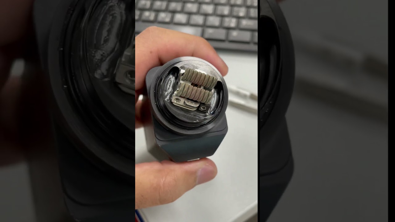 Voltrove 41 V3 RTA with big coils #شيشه_الكترونيه #vapelove #vapelifestyle #vapetricks #vape #coils