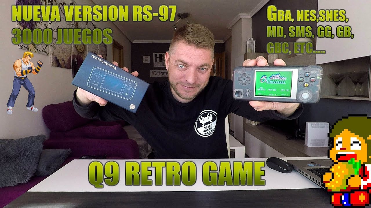 Q9 RETRO GAME, la nueva RS 97 con joystick, consola portatil 3000 juegos