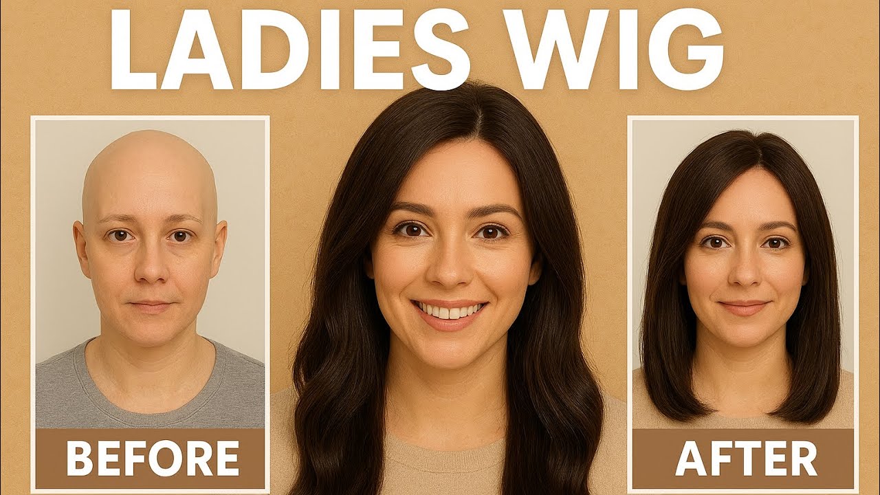 Full Head Wig for Ladies | Realistic & Easy to Wear | 100% Natural Look!