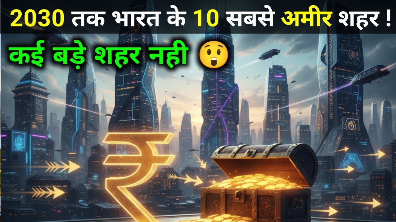 2030 तक ये होंगे भारत के 10 सबसे अमीर शहर 💰 | Richest Indian Cities in 2030 