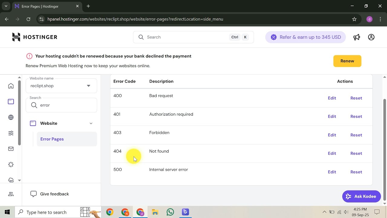 How To Fix 404 Error Page In Hostinger