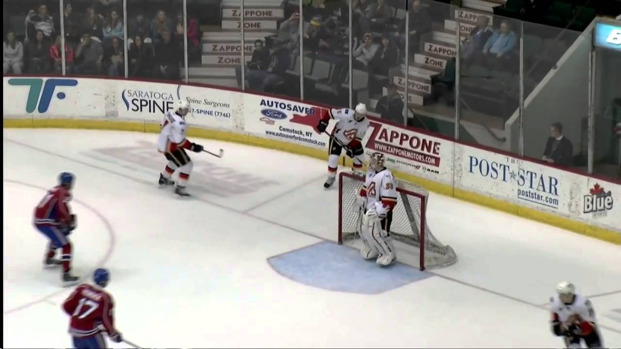 Highlights 3/10/15 Hamilton Bulldogs 2 - Adirondack Flames 1