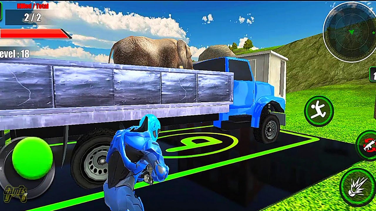 Police Robot Animals Rescue: Animals Rescue And Shooting Enemies Game #4 - Android Gameplay