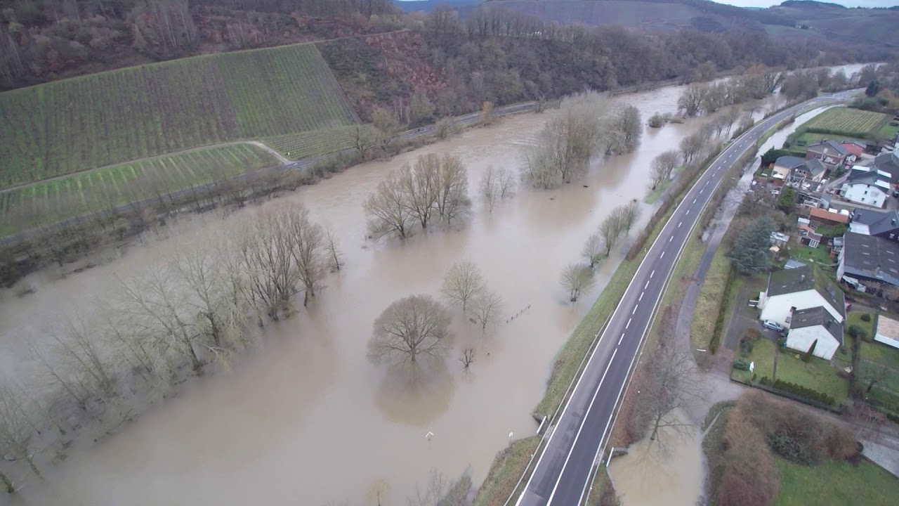 Hochwasser Feb 2018 Wiltingen ( Saar )