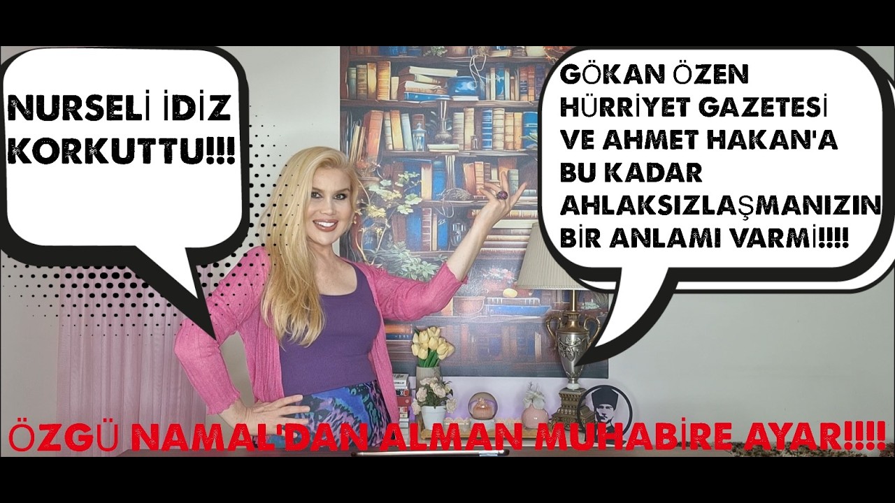 Özgü Namal Alman Muhabire Ayar Çekti!!!! Almanya'yı Sallayan Özgü!!! BURDA ÇEKİLMESİ TERCİH EDİLMİŞ
