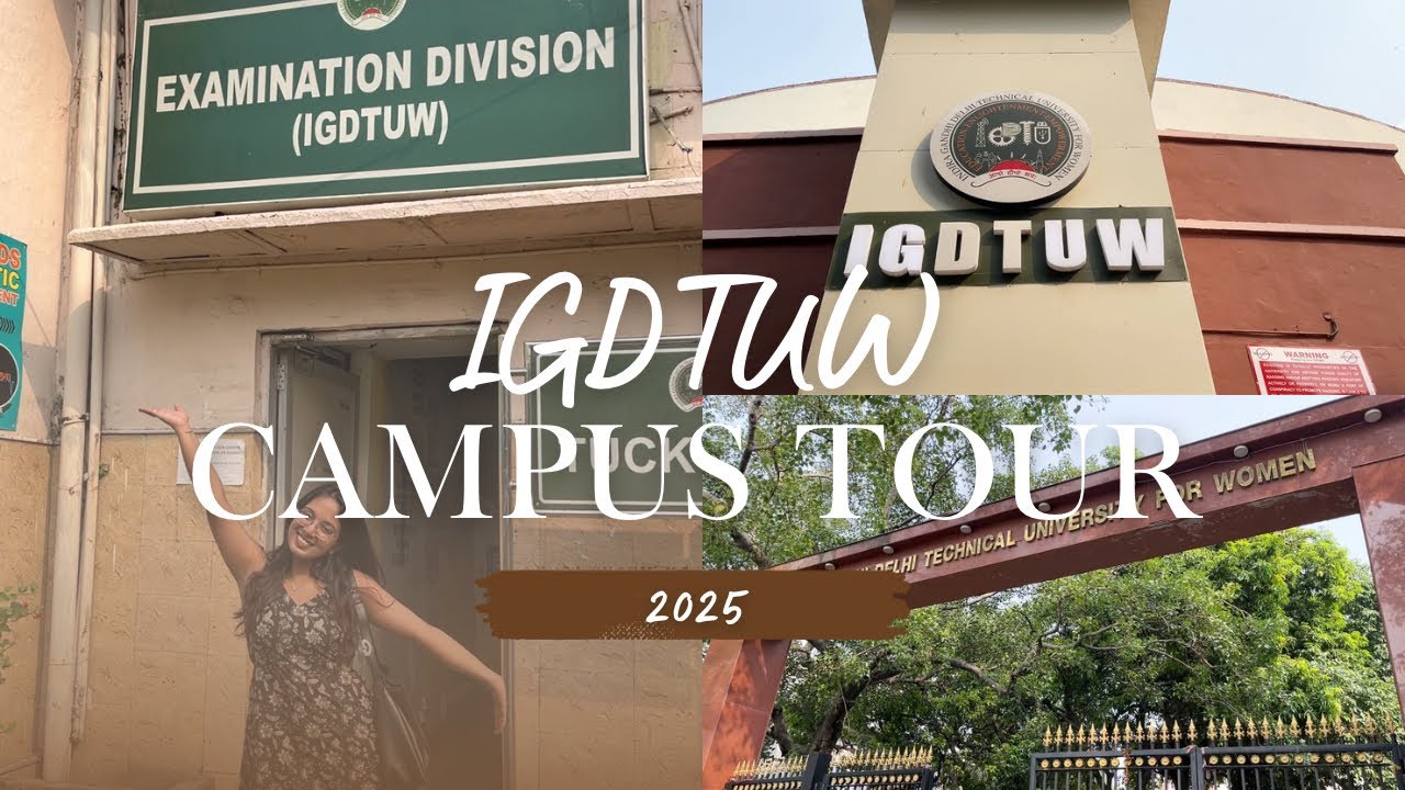 IGDTUW campus tour | IGDTUW Delhi | All girls college | delhi | 2025