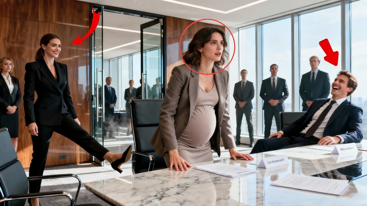 At The Board Meeting, The Mistress Humiliated The Pregnant Wife—The Millionaire Laughed Too Soon