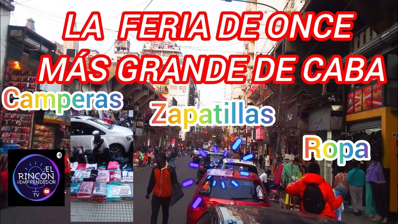 🚨 CONOCE la FERIA ONCE DE los MANTEROS DE CABA 🇦🇷 CAMPERAS ROPA y CALZADO 🔥