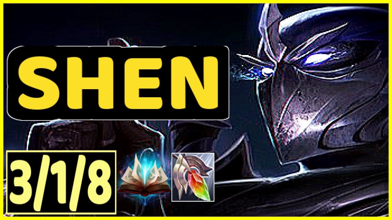 SHEN VS GRAVES - 3/1/8 KDA JUNGLE GAMEPLAY CHALLENGER I