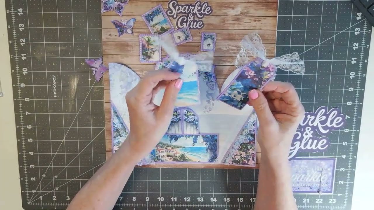 Seaside Retreat Tutorial + Free Printable Template