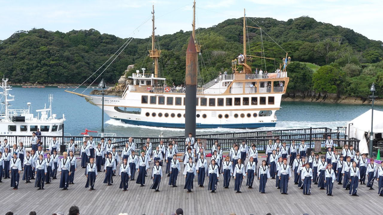北九州市立大学 灯炎 📍YOSAKOIさせぼ祭り (九十九島パールシーリゾート会場) 2025-10-19