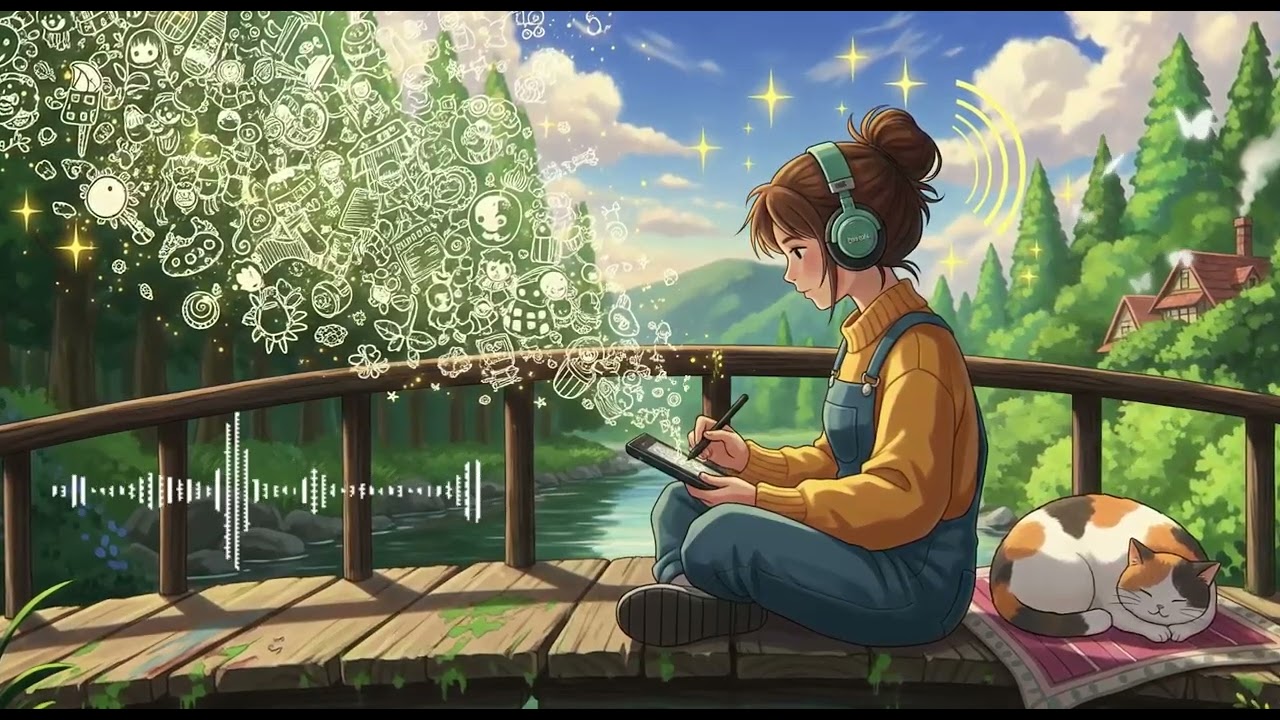 Lofi on the Bridge: Music for Art, Serenity & Nature 🍃🎨