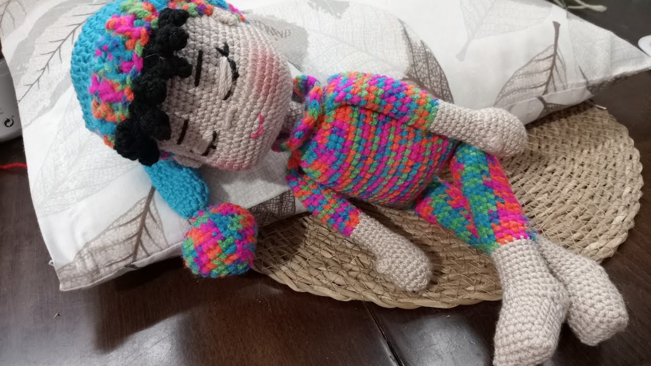 Amigurumi uyku arkadaşı bacak kol 1 bölüm.Amigurumi sleeping buddy part 1