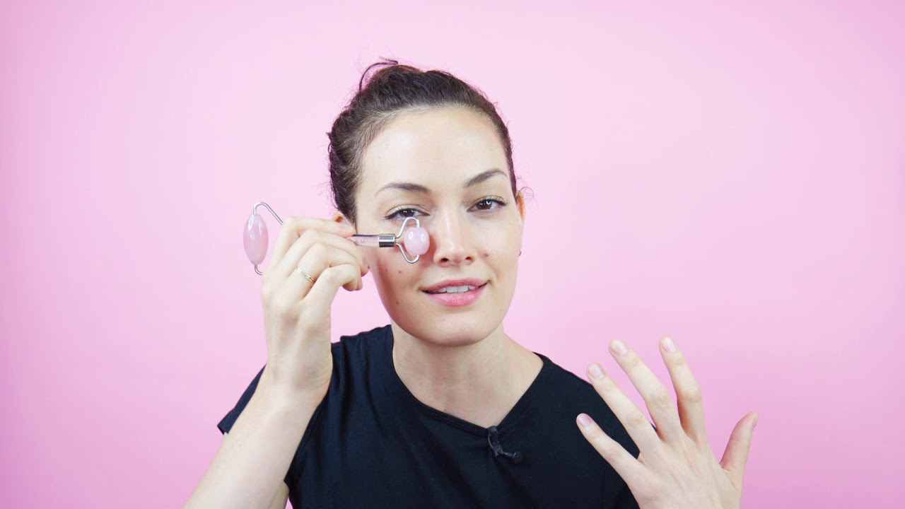 Skin Gym, Rose Quartz Facial Roller