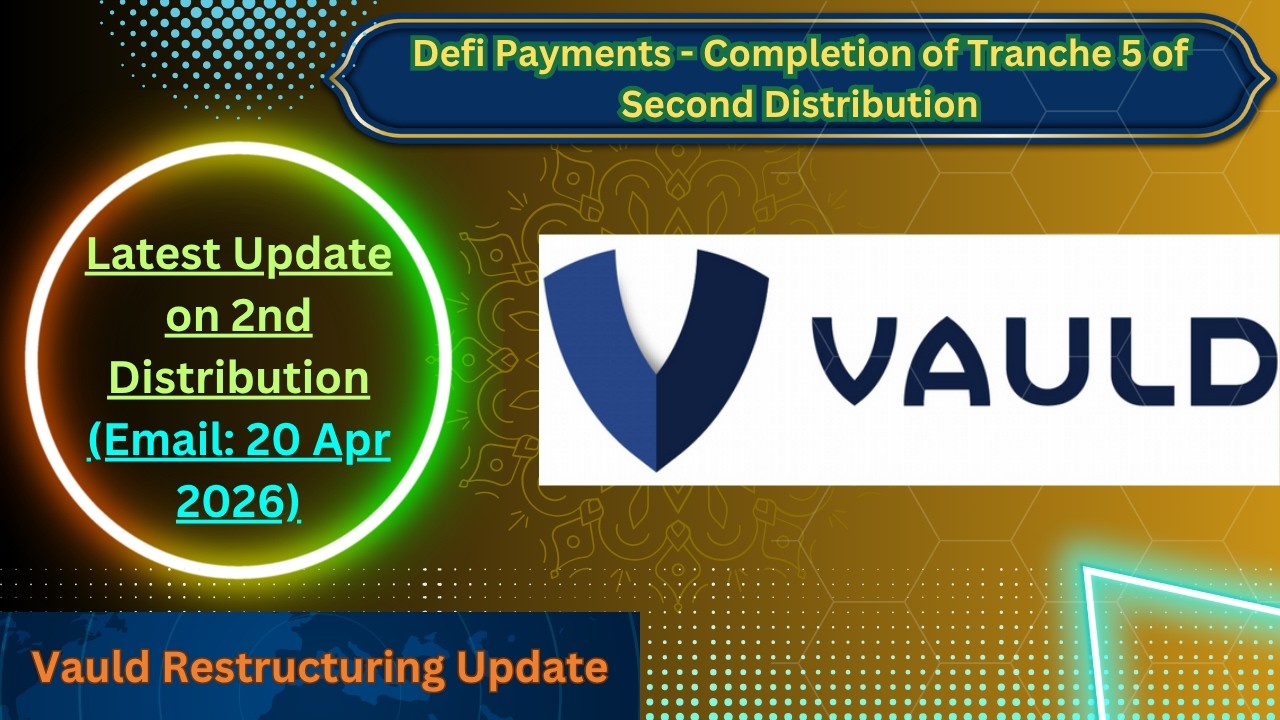 📥 VAULD 2nd Distribution 🔥 | Tranche 5 Latest Update! | Crypto | #vauld #crypto #wegains