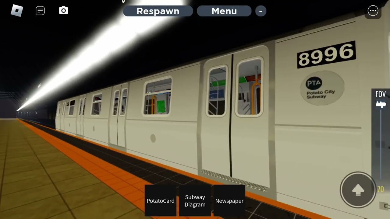 R160 S enters 94th Street (Siemens Train)