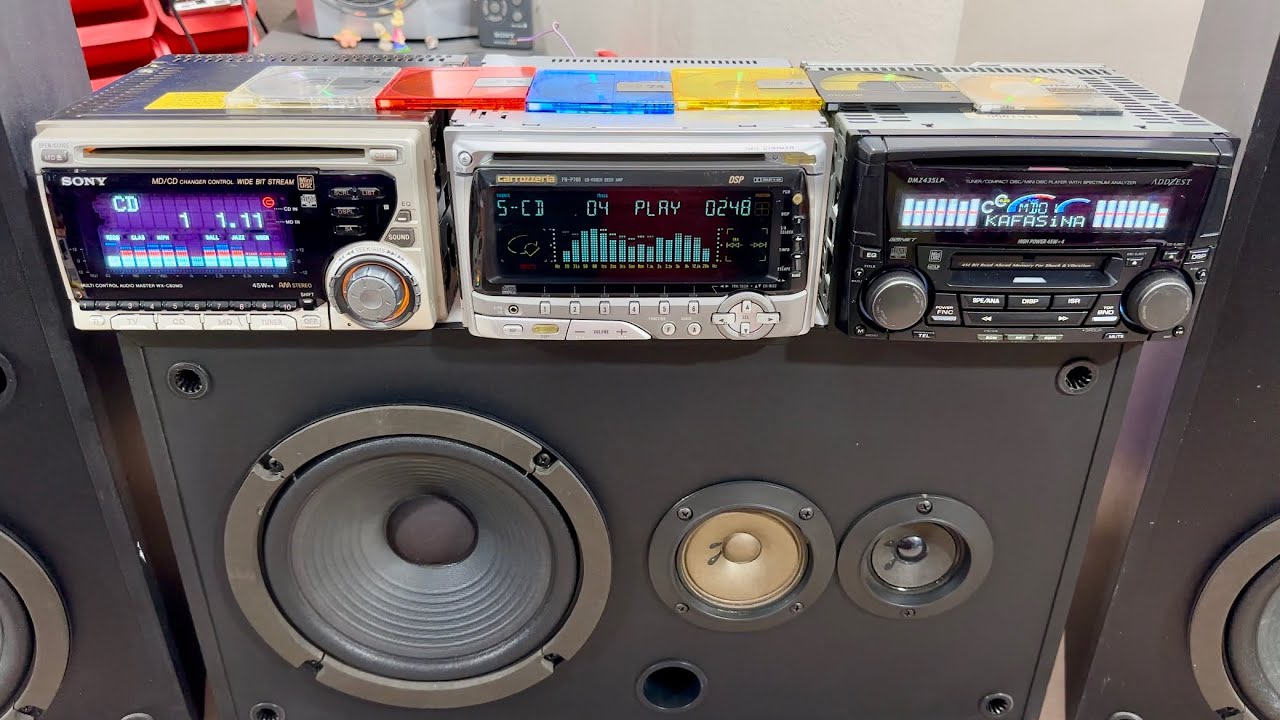 Тест кассетного проигрывателя CD-плеера PIONEER CARROZZERiA FH-P700 SONY WX-C60MD ADDZEST CLARiON...
