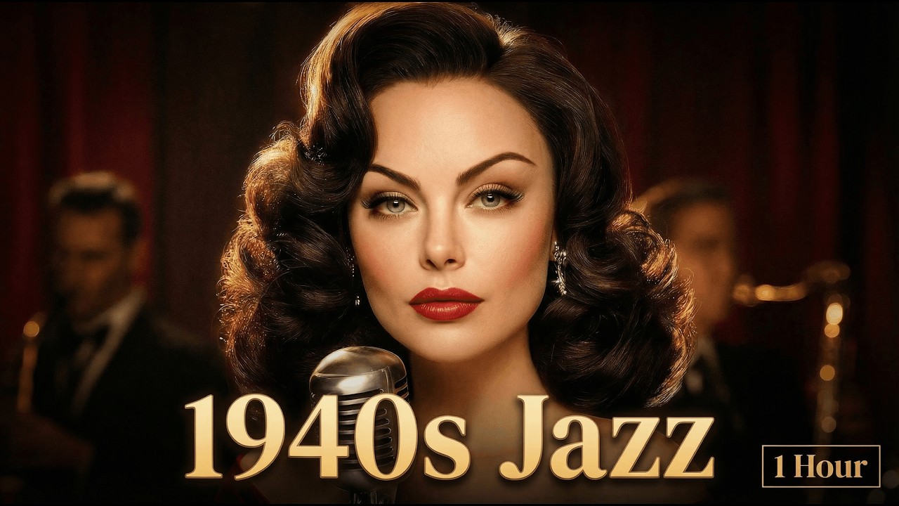 1940s Jazz Lounge – Vintage Female Vocal & Smooth Sax | 1 Hour Classic Jazz Clu