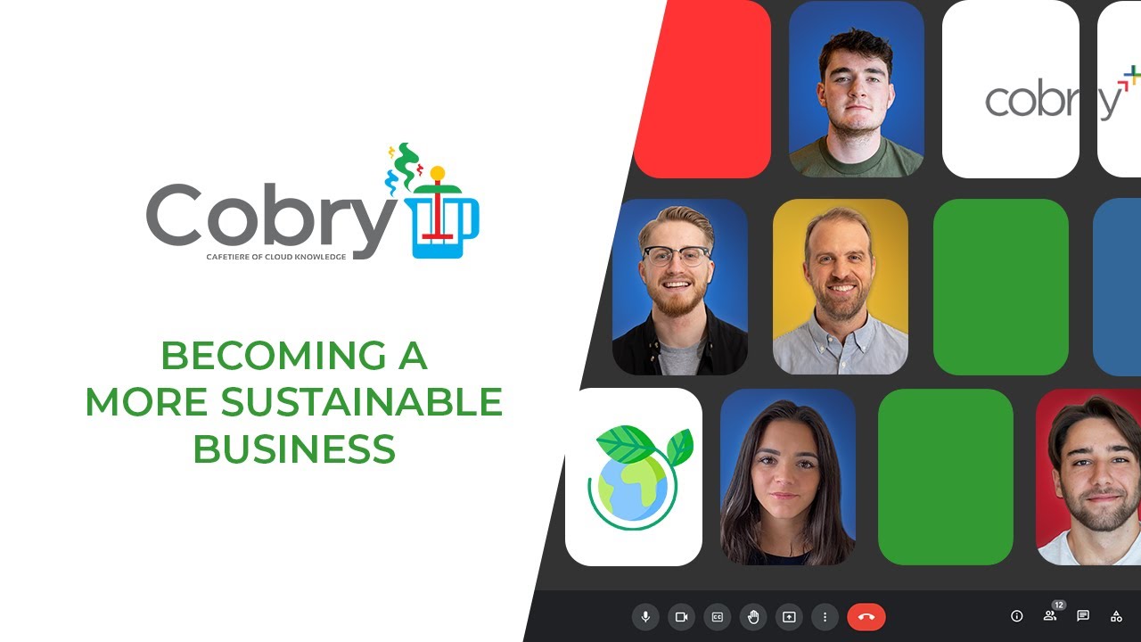 Becoming a more sustainable business | The Cobry Cafetiere of Cloud Knowledge