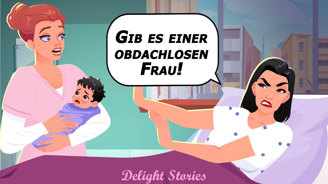 Gib es einer obdachlosen Frau!