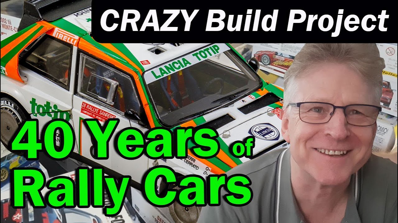 This guy is building a history of rally - in 1:24 scale!