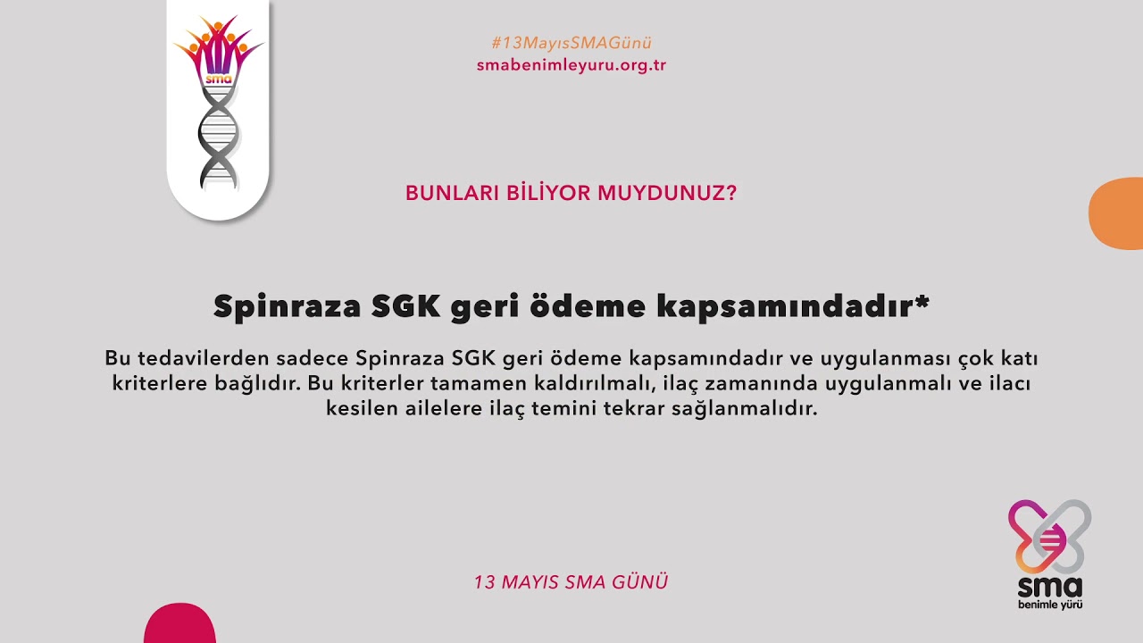 13 Mayıs Dünya SMA Günü