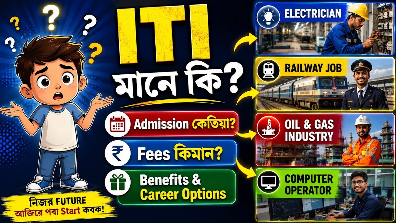ITI Full Information Assamese | Admission, Fees & Jobs | AHD Academy