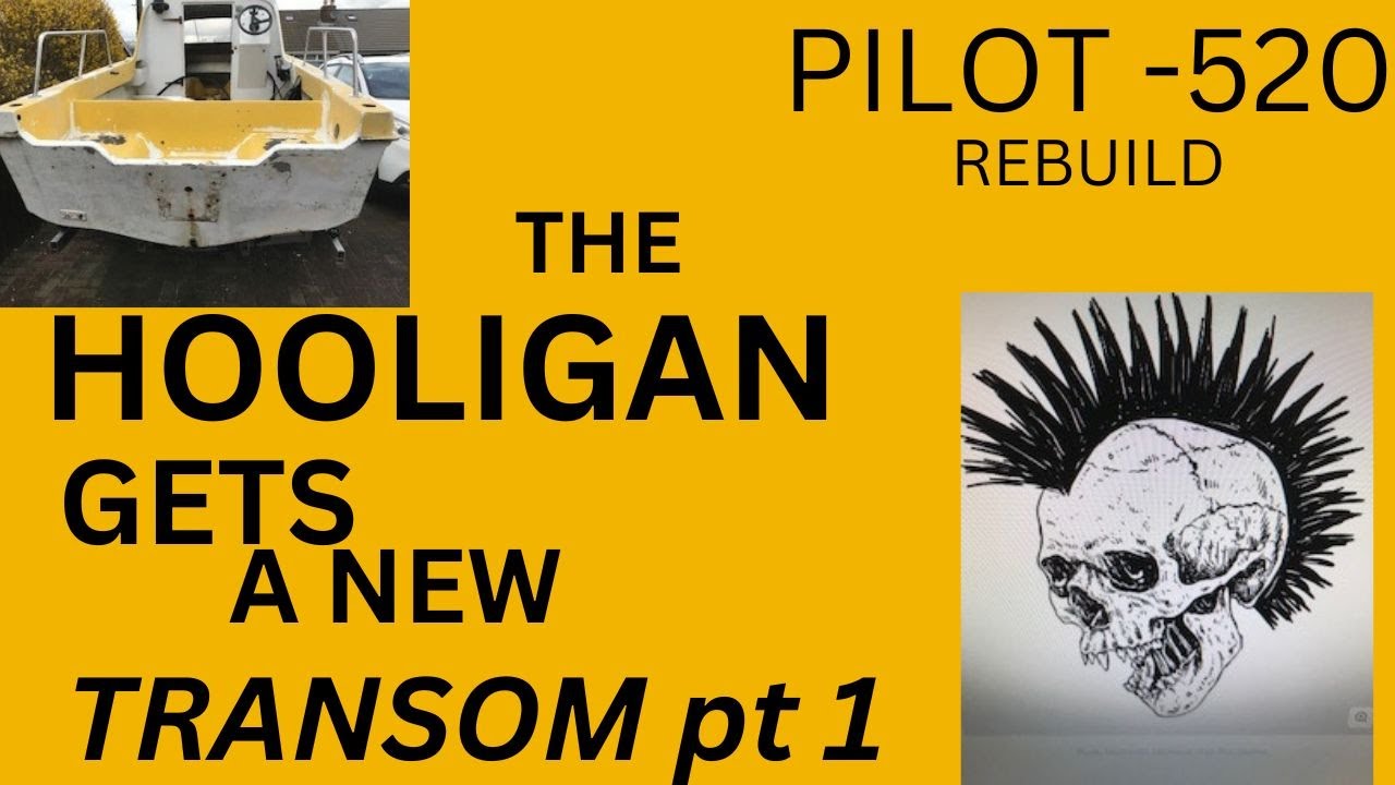 BOAT RESTORATION HOW TO REPLACE A ROTTEN BOAT TRANSOM PT1