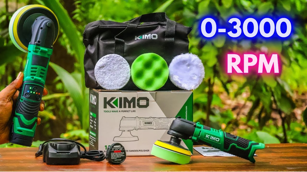 KIMO 12V Lithium Cordless Car Polisher/Sander Review
