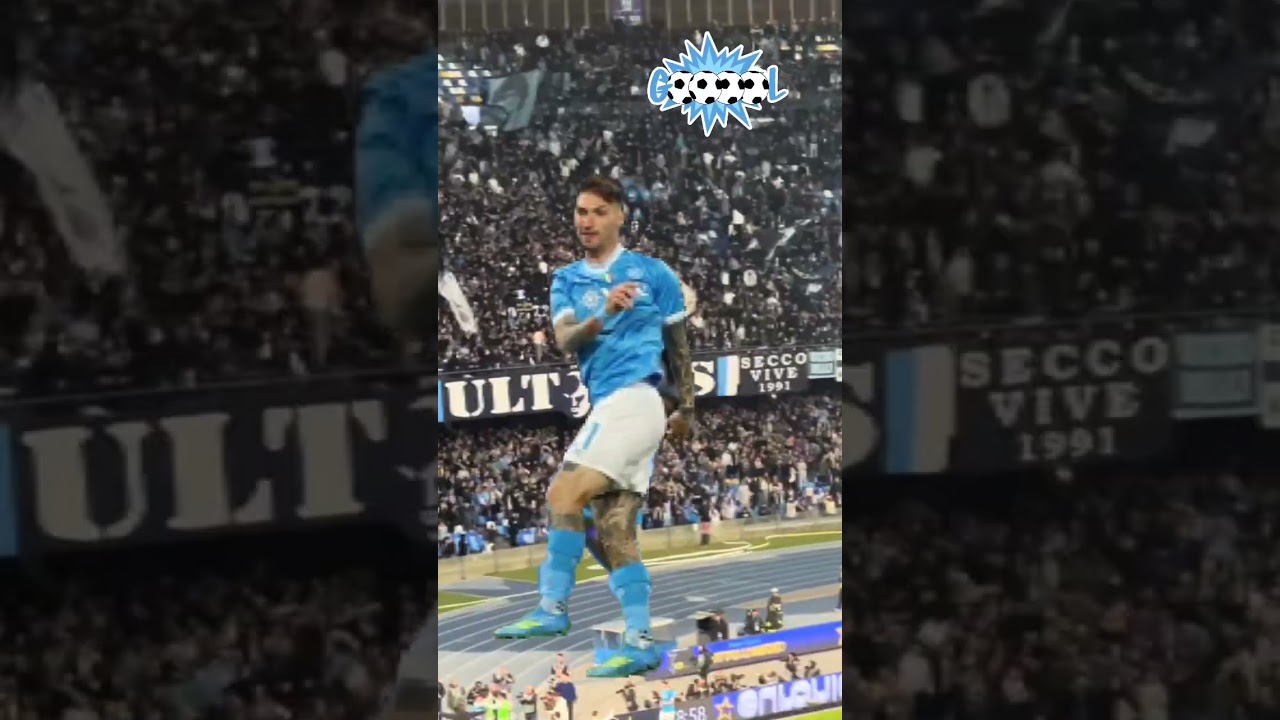 Napoli Milan 1 0 🇮🇹 #politano #forzanapolisempre