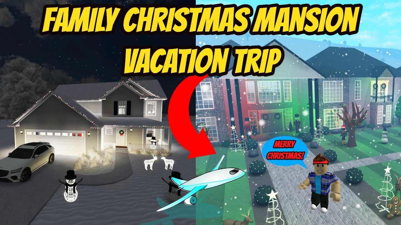 Greenville, Wisc Roblox l Bloxburg Plane Trip Christmas Party RP