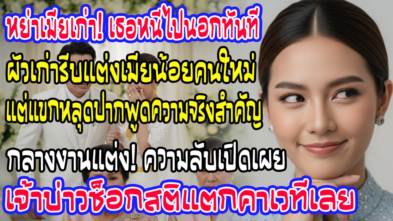 งานแต่งผัวเก่าล่ม! เมื่อความจริงถูกเปิดเผยกลางงาน เจ้าบ่าวสติแตกทันที