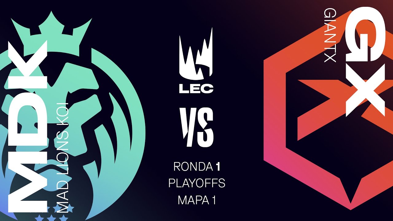 MAD LIONS KOI VS GIANTX - MAPA 1 - SEMANA 5 - LEC 2024 - WINTER SPLIT - LEAGUE OF LEGENDS