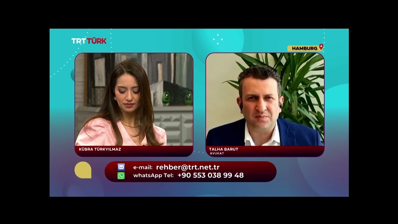 Otomatik Bilgi Anlaşması / Vergi Cezaları - TRT TÜRK Canlı Yayın/Avukat Talha Barut