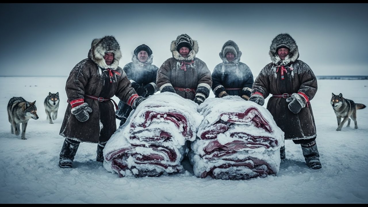 Extreme Survival at –71°C | Elderly Villagers vs Wolves to Save 7,000kg Meat
