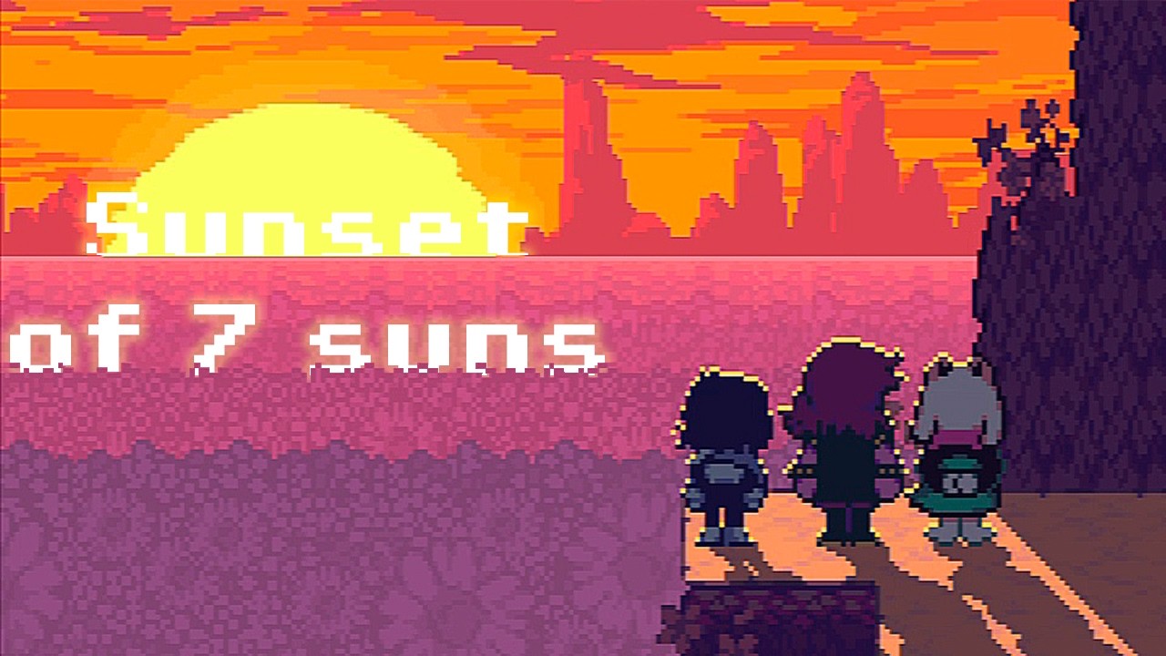 Sunset of 7 Suns - Deltarune Chapter 5 (1 Hour Version) [Cinematic Widescreen]