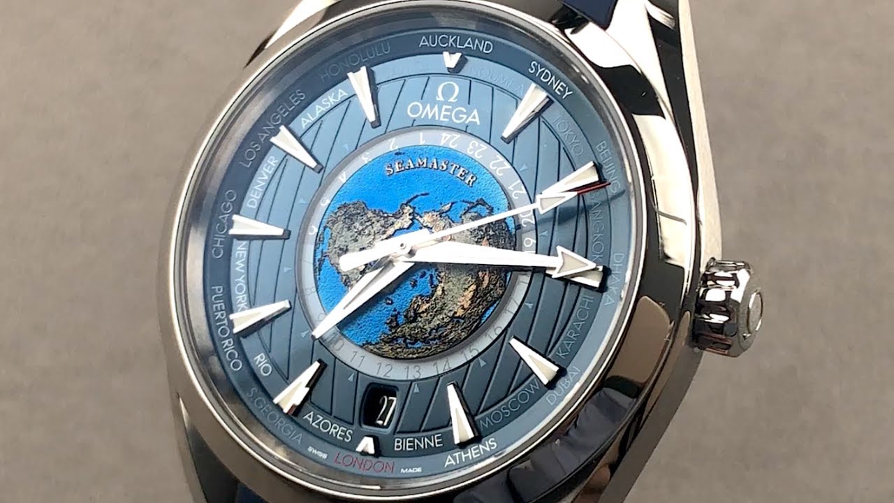 Omega Seamaster Aqua Terra 150M GMT Worldtimer 220.12.43.22.03.001 - 43mm Teak Dial Watch Review