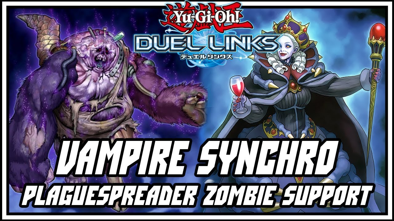 [ Yu-Gi-Oh! Duel Links ] VampireDeck with Plaguespreader zombie Support Deck Profile & Ranked Duels!