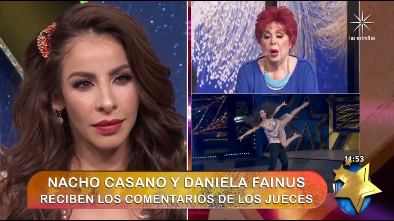 Daniela Fainus y Nacho #lasestrellasbailanenhoy  2024 10 29