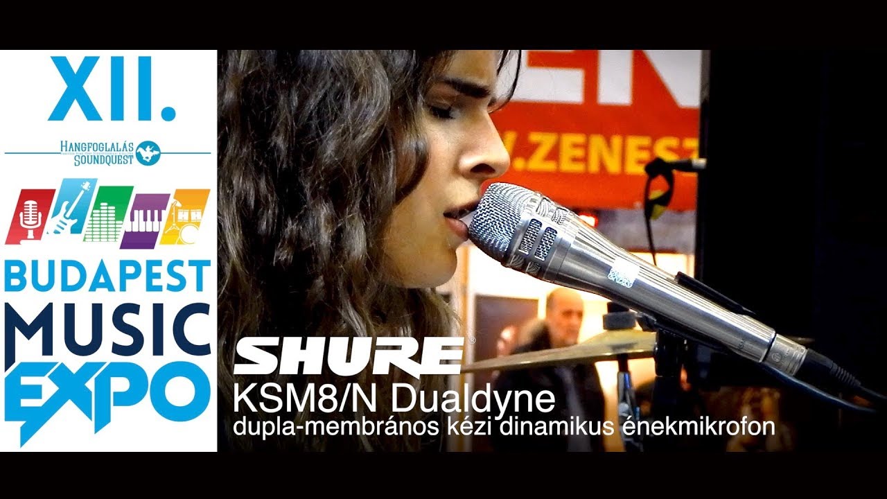 12. Budapest Music Expo: Shure KSM8/N Dualdyne dupla-membrános kézi dinamikus énekmikrofon