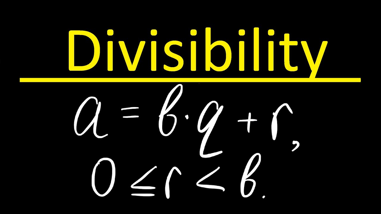 Number Theory | Theory of Divisibility | Fundamental Concepts and Theorems