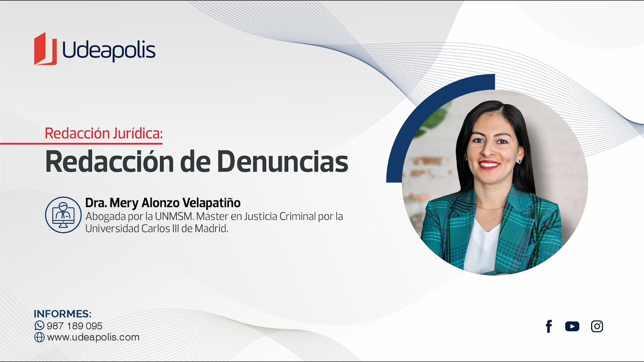 Redacción de Denuncias | Mery Alonzo Velapatiño