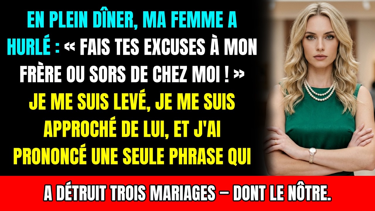 Ma femme a choisi son frère escroc. Ma vengeance a détruit 3 mariages ce soir-là.