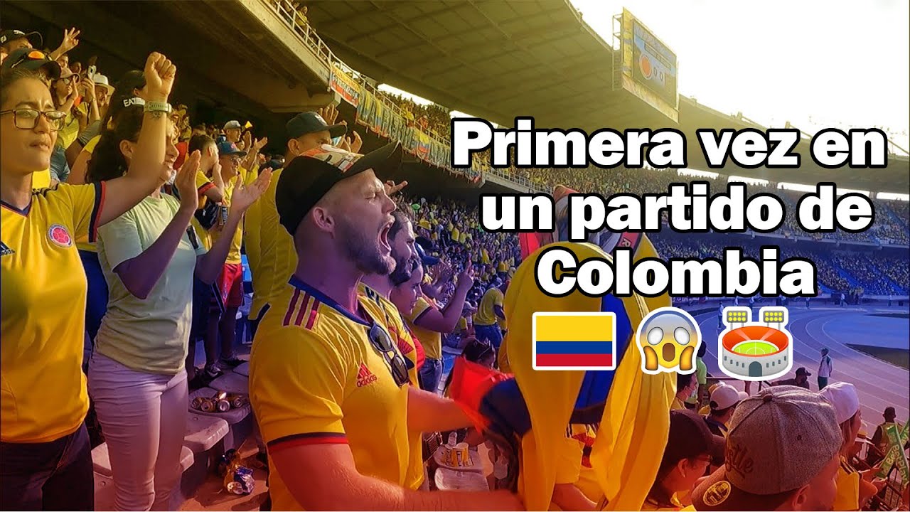 Mi primera vez en un PARTIDO de COLOMBIA 🇨🇴 y NO CREERÁS LO QUE PASÓ...😱😱